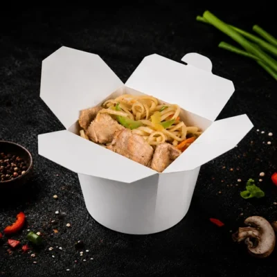 WOK удон со свининой и соусом терияки
